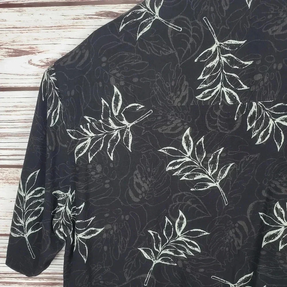 Island Republic Mens Large 100% Silk Short Sleeve Tropical Hawaiian Shirt #184 - Picture 8 of 8